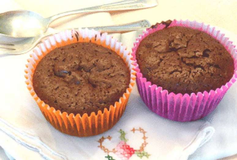 Muffins de chocolate para fazer com as crianças