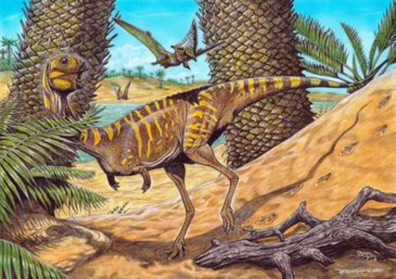 Dinossauro Berthasaura leopoldinae