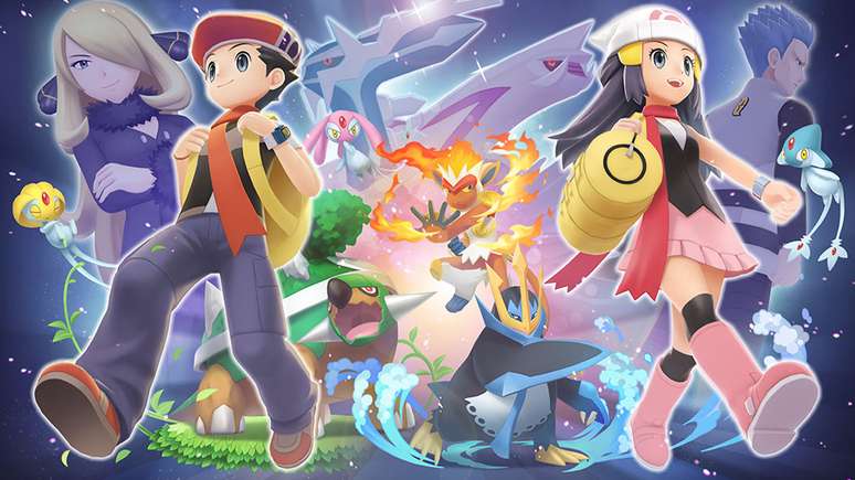 Pokémon Brilliant Diamond e Shining Pearl chegam no dia 19 de novembro