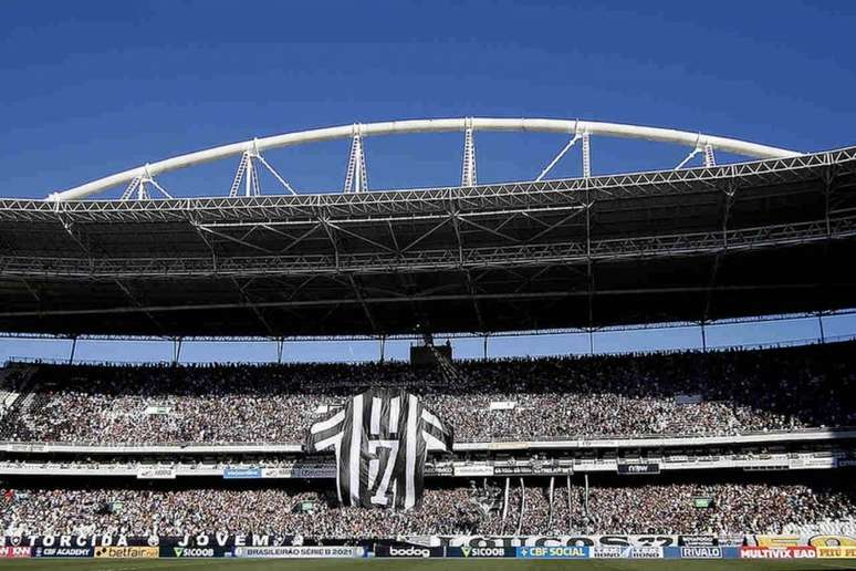 Torcida do Botafogo fez festa contra o Operário (Foto: Vítor Silva/Botafogo)