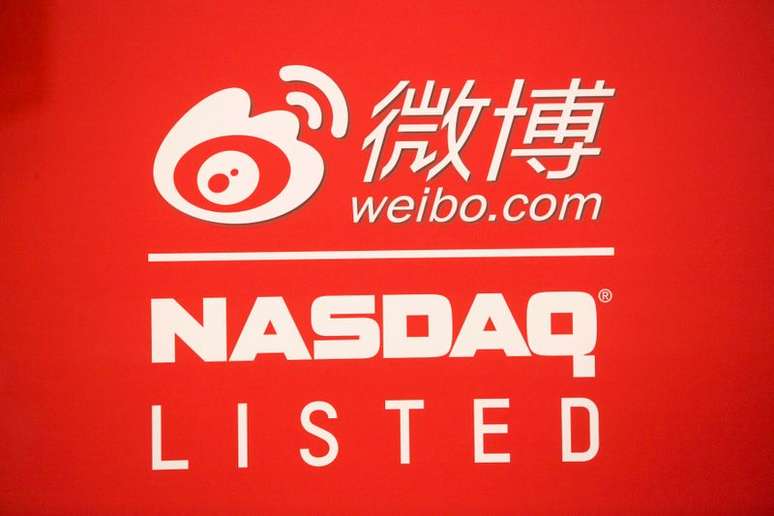 Identifica&ccedil;&atilde;o da Weibo Corporation no NASDAQ Stock Market em Nova York (EUA) 
17/04/2021
REUTERS/Andrew Kelly