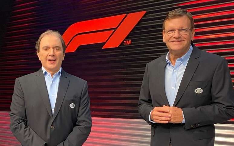 Reginaldo Leme e Sergio Mauricio - as caras da F1 na Band