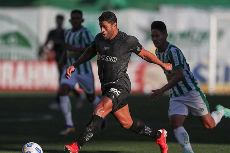 No turno, deu Galo em Caxias do Sul com Hulk marcando o gol da vitória-(Foto: Pedro Souza / Atlético)