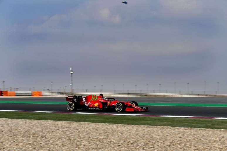 A Ferrari mostrou performance forte nesta tarde de sábado em Losail 