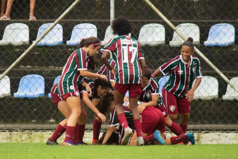 Fluminense conquistou a vitória sobre o Duque de Caxias, noCT Vale das Laranjeiras (Marina Garcia/FFC)