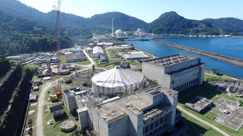 Obras da usina nuclear em Angra 3, no Rio de Janeiro; energia nuclear vai ganhar uma campanha publicitária promovida pela Eletronuclear