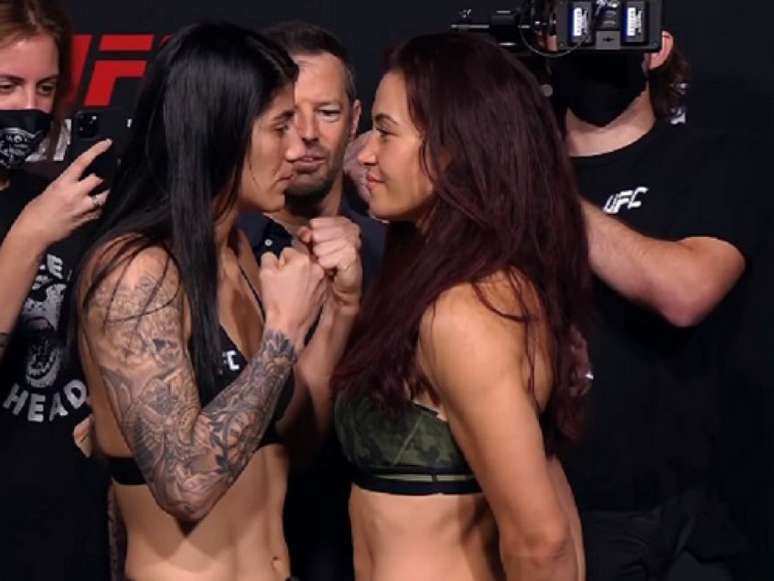 Ketlen Vieira enfrenta Miesha Tate na luta principal do UFC Vegas 43 (Foto: Reprodução/YouTube/UFC)