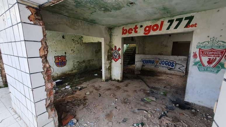 Antiga casa de apostas no bairro do Bebedouro