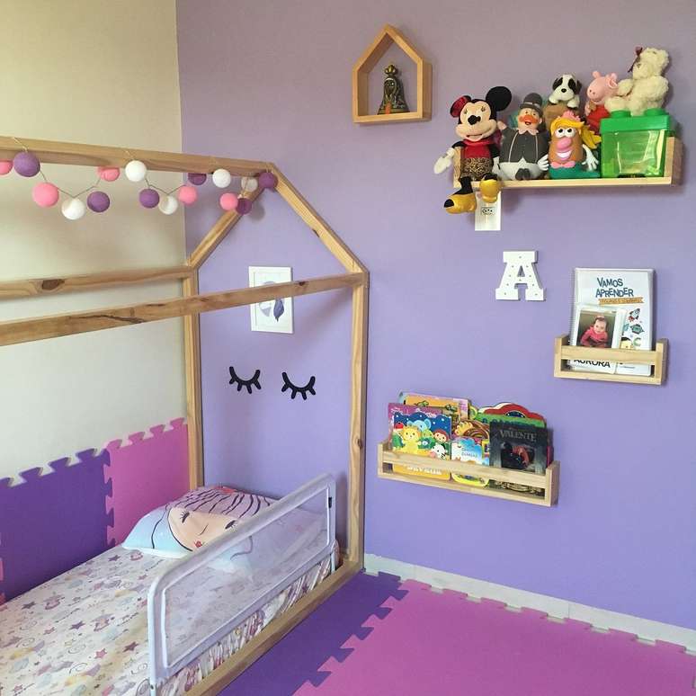 68. Decoração de quarto lilás para crianças – Foto Aurora Maciel