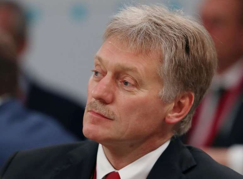 Porta-voz do Kremlin Dmitry Peskov em fórum econômico em São Petersburgo
04/06/2021 REUTERS/Evgenia Novozhenina
