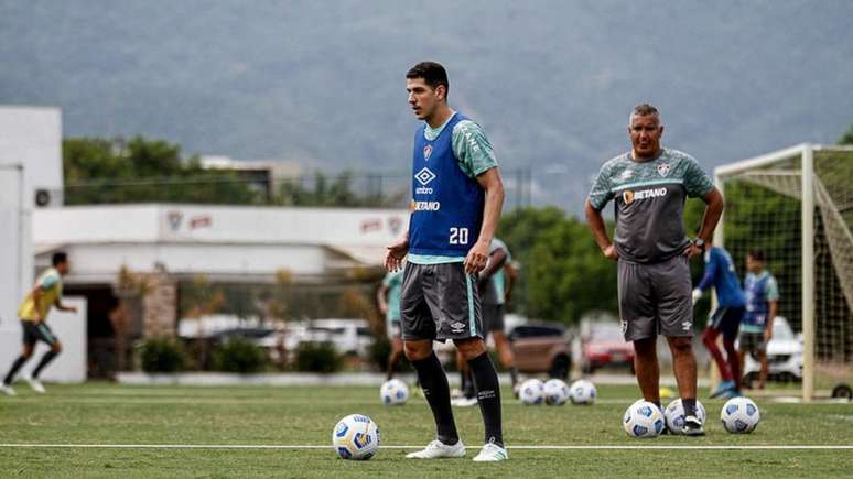 Nino lesionou músculo adutor da coxa esquerda (Foto: Lucas Merçon/Fluminense FC)