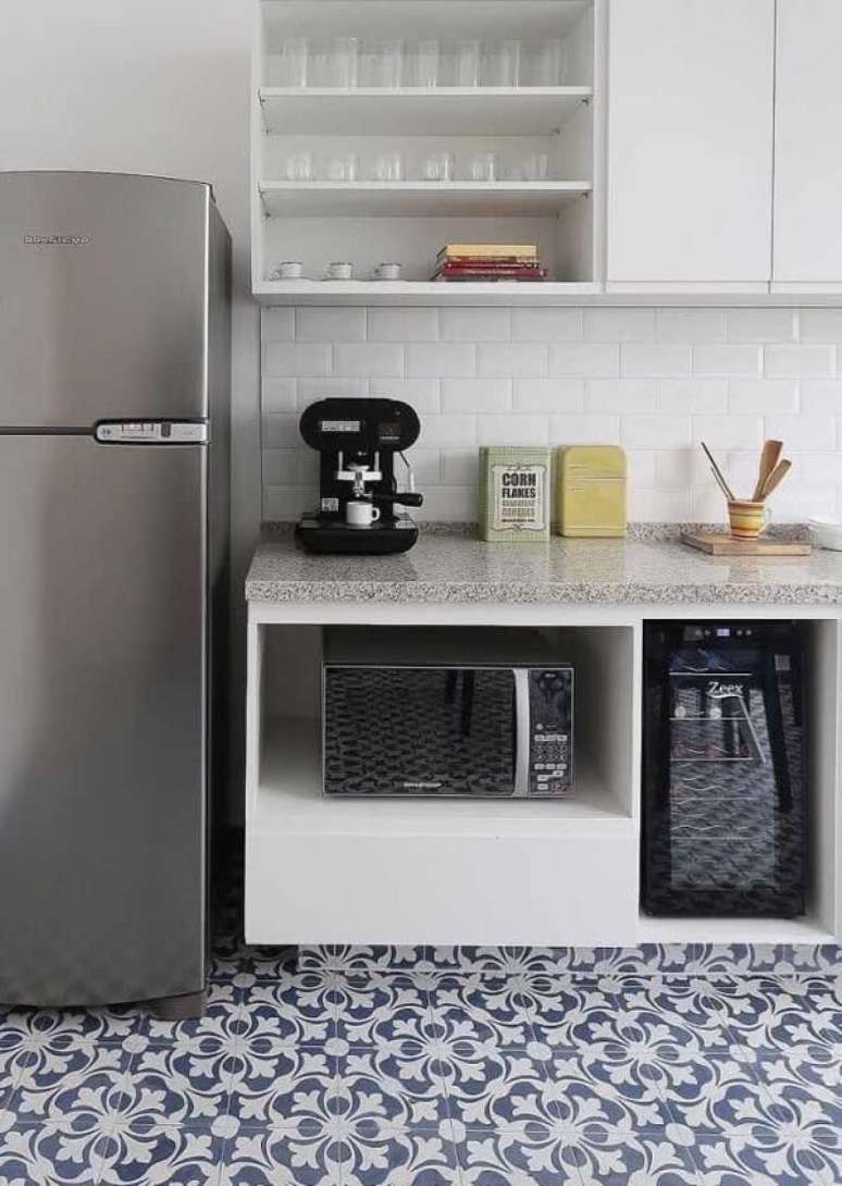 16. M&oacute;veis modulados com bancada para cozinha &ndash; Foto Arkpad