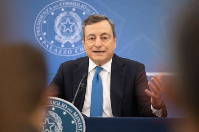 Draghi fez declaração durante coletiva de imprensa em Roma