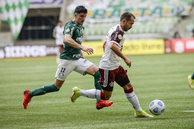 Flamengo e Palmeiras se enfrentam no sábado às 17h (Foto: Marcelo Cortes/Flamengo)