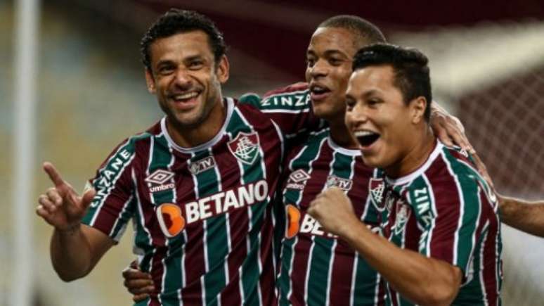 Fred fez o único gol do jogo, o gol da vitória do Fluminense (LUCAS MERÇON / FLUMINENSE F.C.)