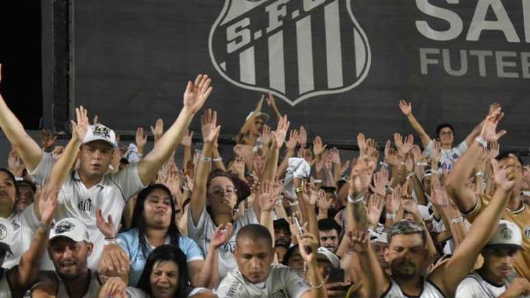 Torcida do Peixe fez a festa na Vila Belmiro nesta quinta-feira (Foto: Ivan Storti / Santos FC)