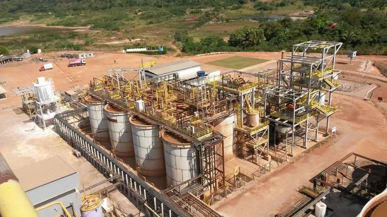 Complexo Ernesto, da Aura Minerals, no município de Pontes e Lacerda, em Mato Grosso; Estado é responsável pela maior parte da produção da mineradora.