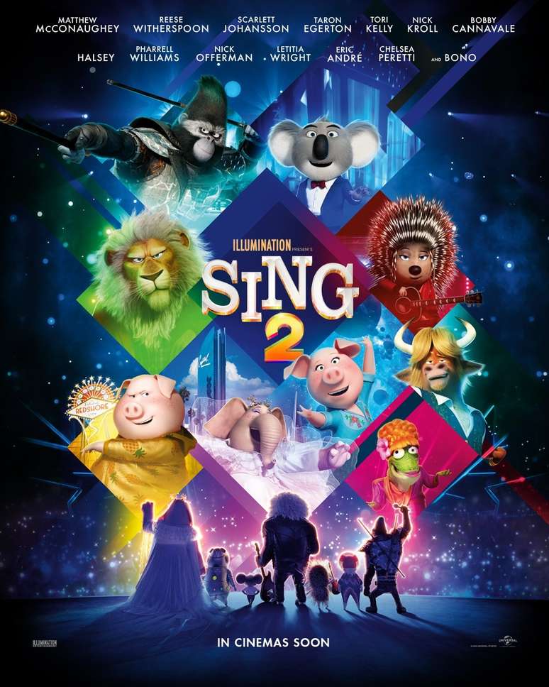 Sing 2': animação ganha segundo trailer, música do U2 e Sandy e