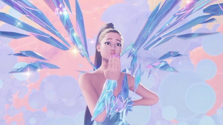 Show de Ariana Grande no metaverso do jogo Fortnite