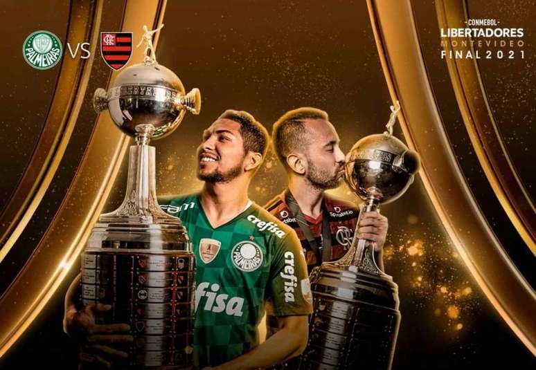 Palmeiras e Flamengo são os dois últimos campeões da Libertadores (Foto: LIBERTADORESBR)