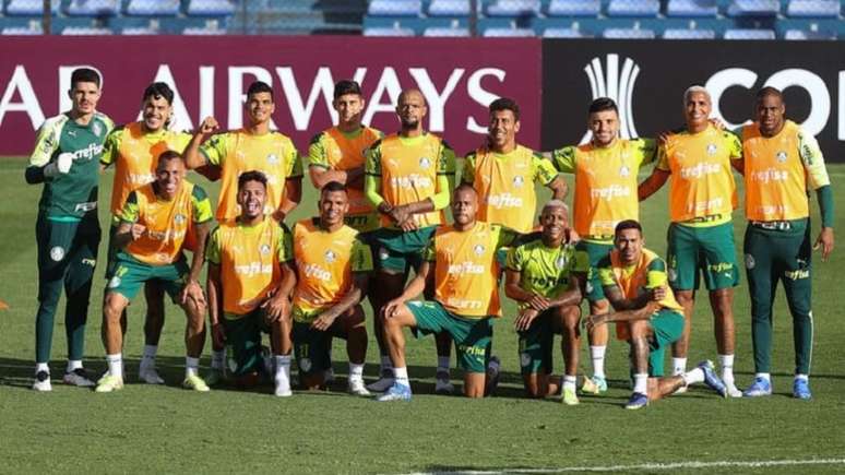 Palmeiras encerrou a preparação para pegar o Flamengo na final da Libertadores (Foto: Cesar Greco/Palmeiras)