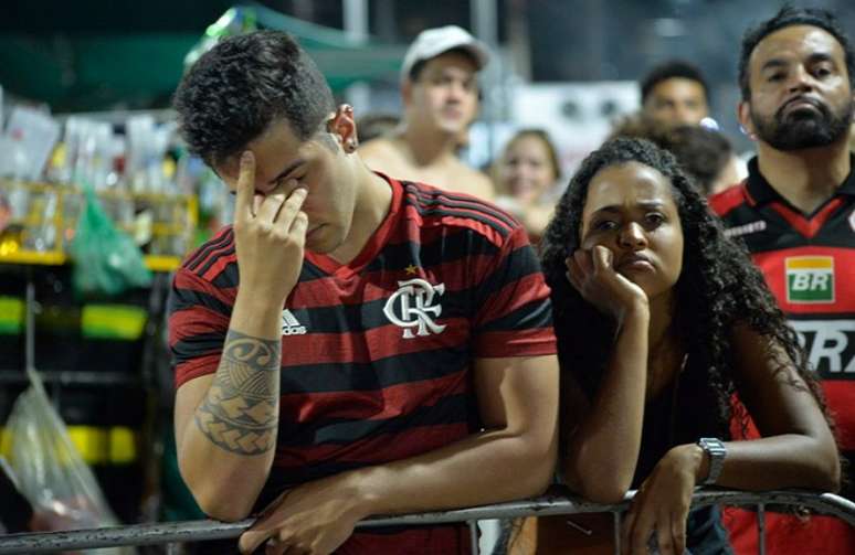 Torcedores do Flamengo lamentaram a derrota para o Palmeiras (Foto: Fabio Costa/ Lancepress)