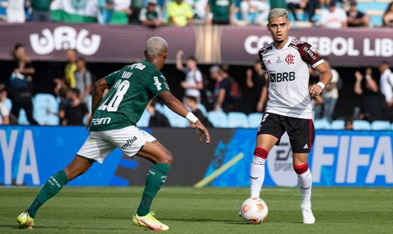 Meia do Flamengo, Andreas Pereira falha em lance decisivo na final da Libertadores; Palmeiras vence (Foto: Alexandre Vidal / Flamengo)