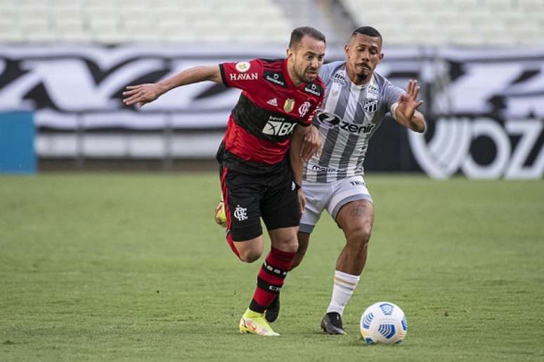 No primeiro turno, Flamengo e Ceará empataram em 1 a 1 no Castelão(Foto: Alexandre Vidal/Flamengo)