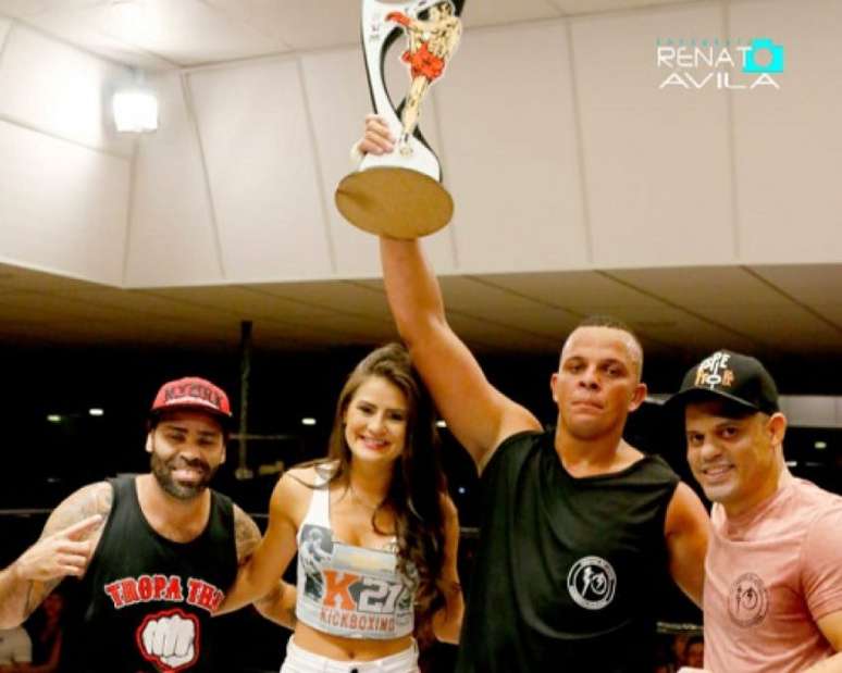 André 'Bebessauro' está invicto no MMA profissional, com cinco vitórias (Foto: Renato Ávila)