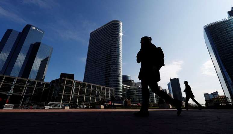 Distrito financeiro e empresarial de La Defense, em Paris
26/03/ 2018. 
REUTERS/Gonzalo Fuentes