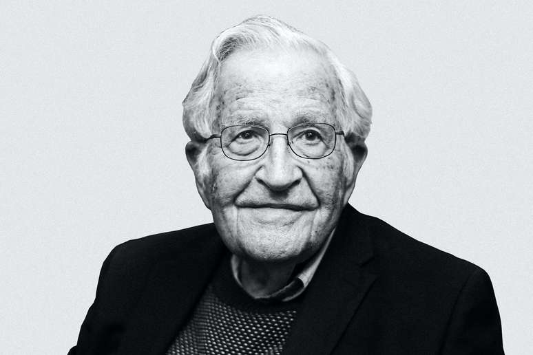 O simpático linguista Noam Chomsky.