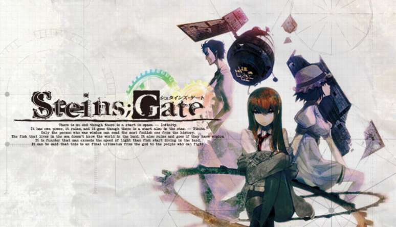 Steins;Gate é uma das melhores Visual Novels por aí para ajudar no treino do inglês.
