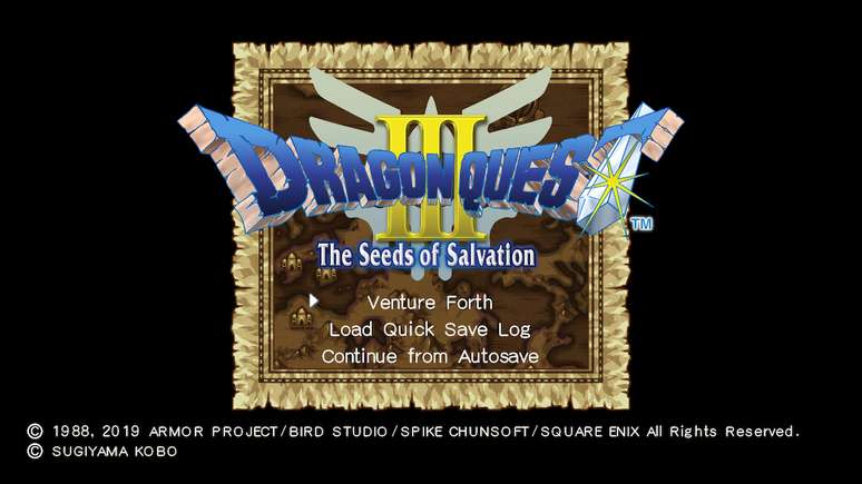 Versão remasterizada de Dragon Quest III, clássico dos anos 90.