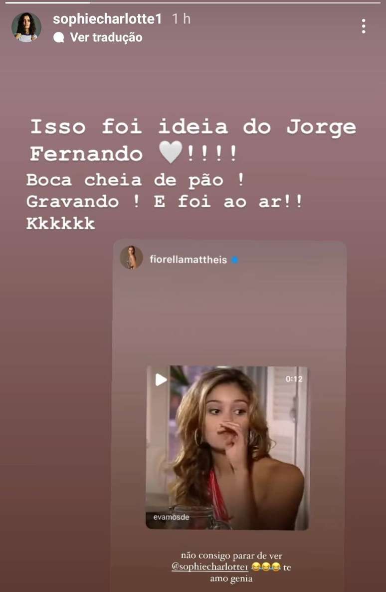 Sophie Charlotte como Stéfany em Ti-Ti-Ti em cena que viralizou