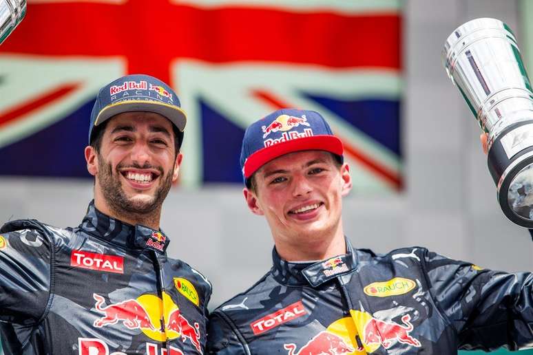 Ricciardo e Verstappen foram companheiros na Red Bull por dois anos e meio 
