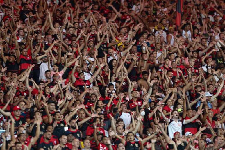 Torcida do Flamengo comparece em bom número ao Maracanã (Foto: Gilvan Souza/Flamengo)