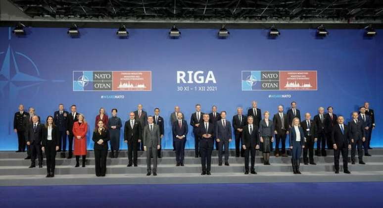 Cúpula dos Ministros das Relações Exteriores da Otan em Riga, Letônia
30/11/2021 REUTERS/Ints Kalnins