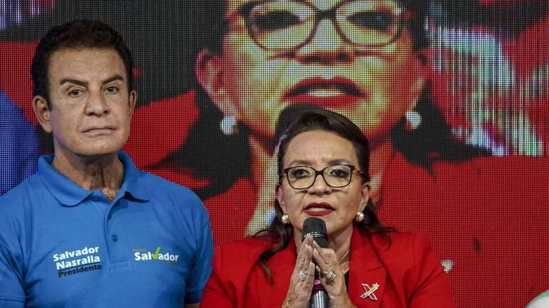 Salvador Nasralla e Xiomara Castro formaram alian&ccedil;a chave