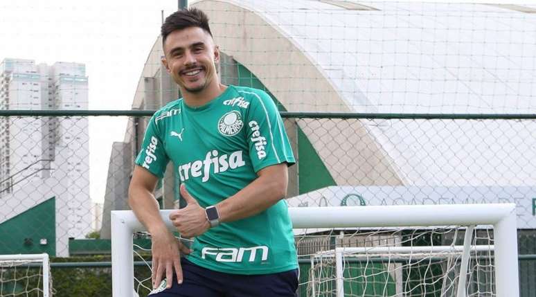 O atacante William pode trocar o Palmeiras pelo Santos (Foto: Cesar Greco/Ag. Palmeiras/Divulgação)