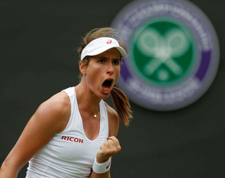 Tenista britânica Johanna Konta 
28/06/2016 REUTERS/Paul Childs