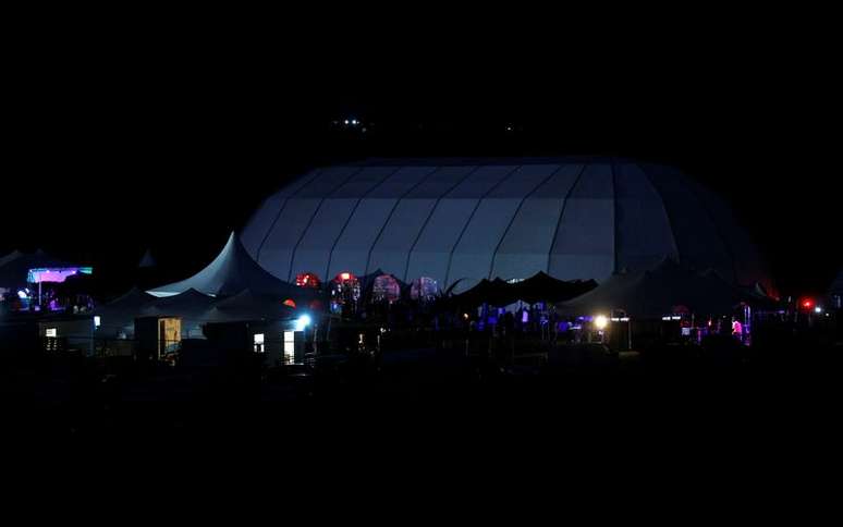 Local onde era realizado festival de música em Ballito, na África do Sul
30/11/2021 REUTERS/Rogan Ward