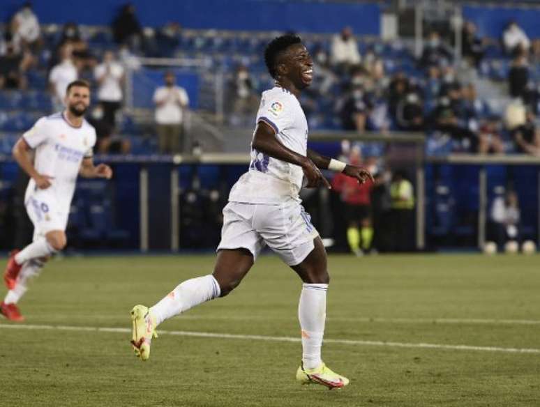 Vinícius Júnior é um dos protagonistas do Real Madrid (JOSEP LAGO / AFP)