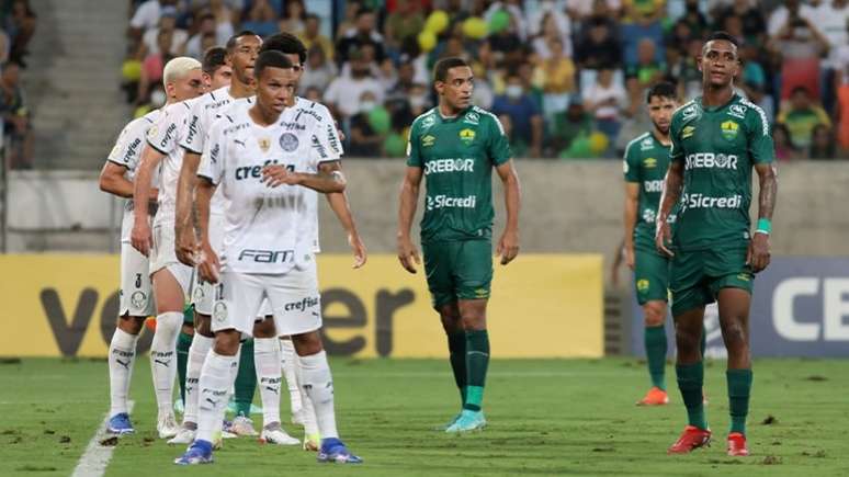 Com muitos garotos em campo, Palmeiras foi superior ao Cuiabá mesmo fora de casa (AssCom / Dourado)