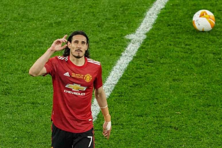 Cavani quer sair do Manchester United e ir para o Barcelona (Foto: ALEKSANDRA SZMIGIEL / AFP / POOL)