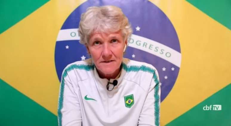 'É sempre bom enfrentar adversários do TOP-10', diz Pia Sundhage sobre torneio a ser disputado em fevereiro de 2022 (Foto: Reprodução / CBF TV)