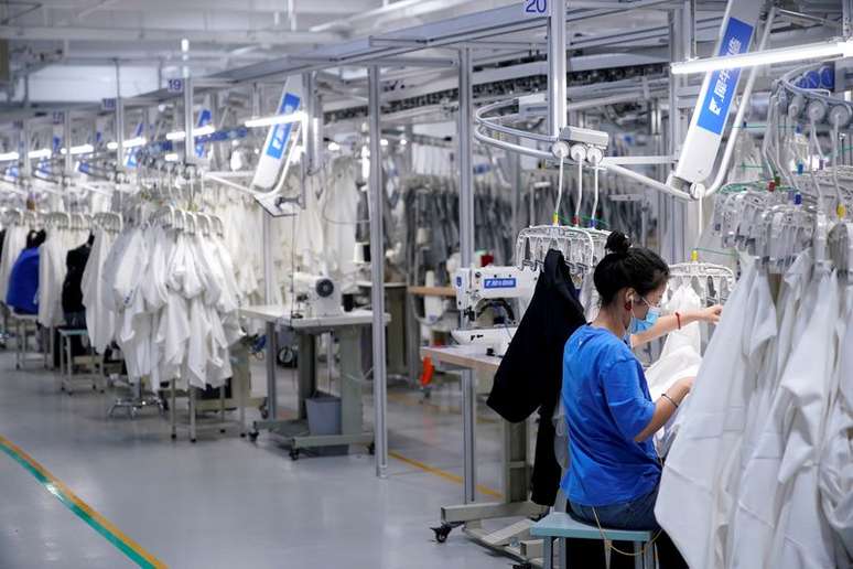 Fábrica da Xunxi, afiliada da gigante de e-commerce da China Alibaba
1/11/2020. 
REUTERS/Aly Song/File Photo