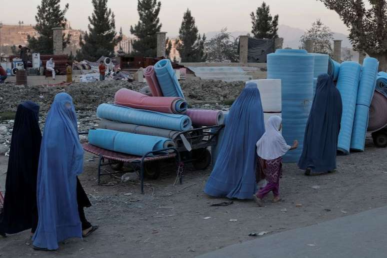 Mulheres em Cabul, Afeganistão 
09/10/2021 REUTERS/Jorge Silva