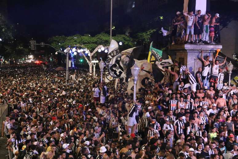 Torcida do Atlético-MG comemora título