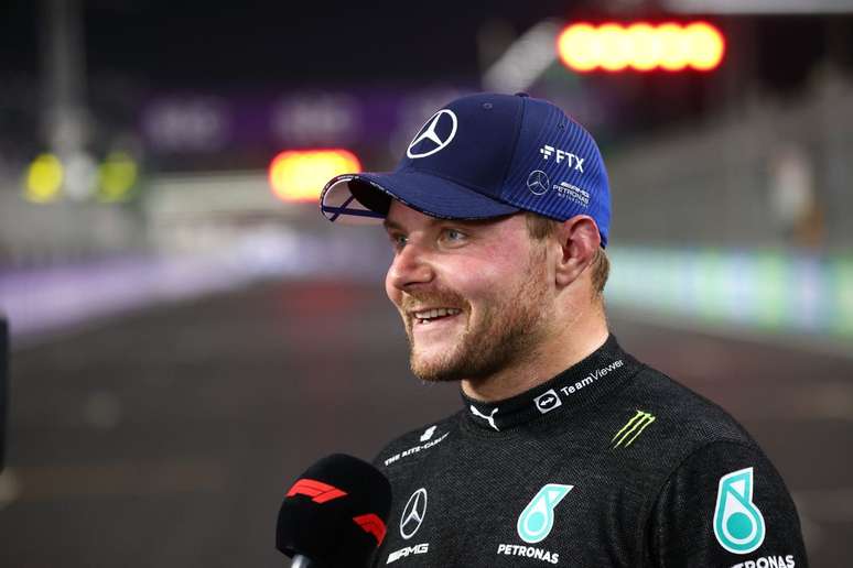 Valtteri Bottas reclamou da Mercedes, mas comemorou terceiro lugar em Jedá 