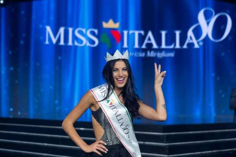 Carolina Stramare celebra vitória no Miss Itália 2019